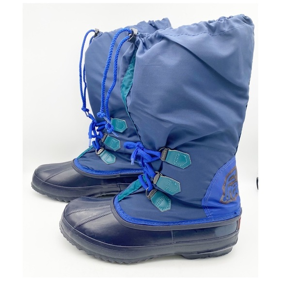 NWB Sorel Freestyle Beret Boots in Navy Marine Size 10 - Picture 4 of 12